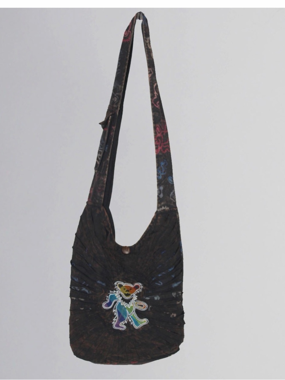 Black Viola LeeCrossbody Bag featuring Dancing Bear